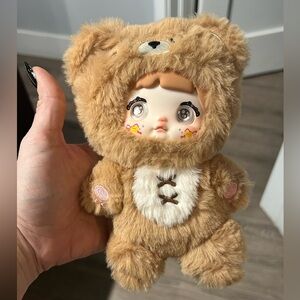 Nommi Bear plush vinyl keychain